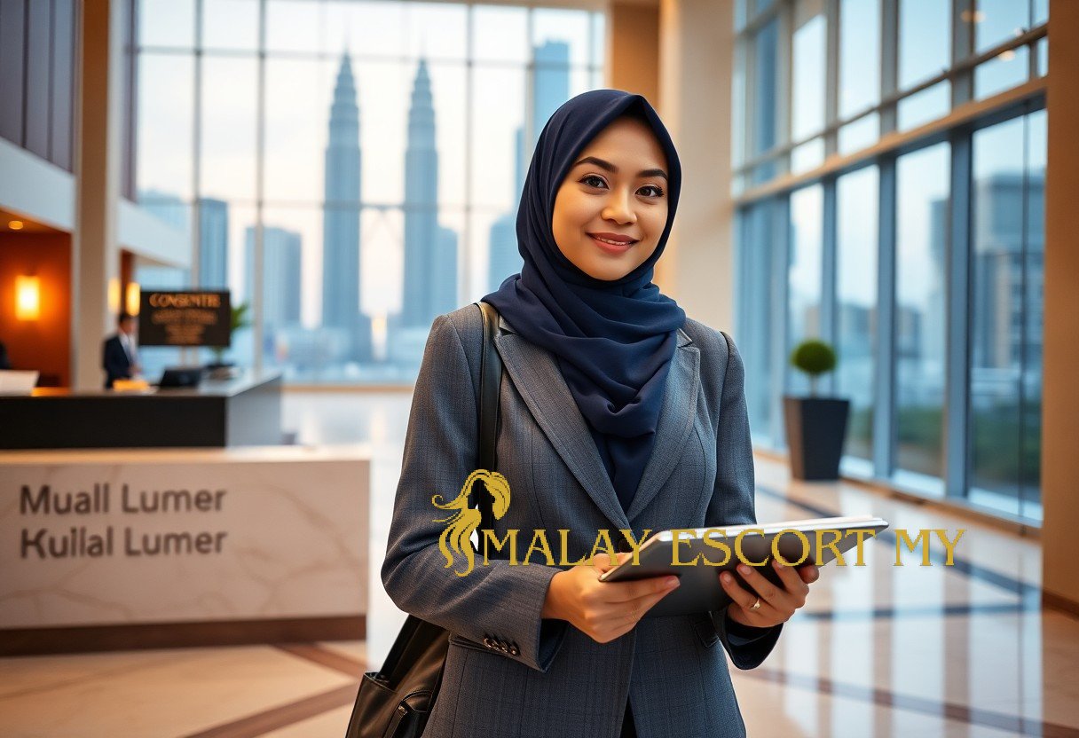 Businesswoman in hijab with tablet in modern office. Female entrepreneur.