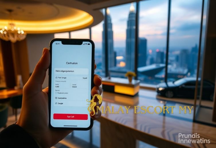 Centrution app on a phone with city skyline view